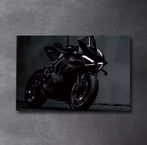 Ducati Panigale V4 Black Landscape
