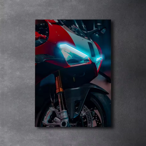 Ducati Panigale V4 Red and white